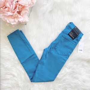 J Brand High Rise Raw Hem Jeans